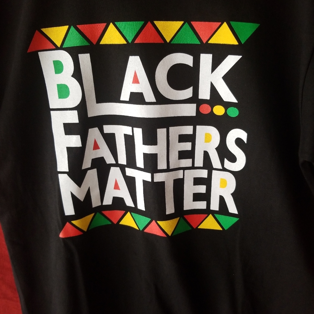 Custom Black Fathers Matters Unisex Tee - Picture 2 of 2